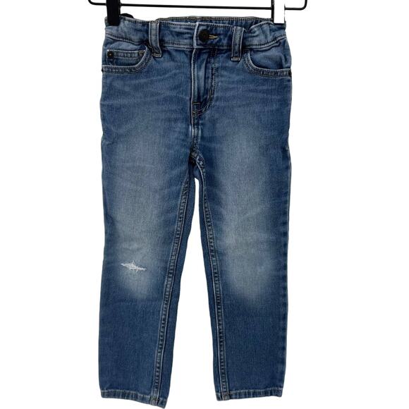 Cat & Jack Distressed Skinny Jeans Medium Wash Size 5 - Picture 1 of 5
